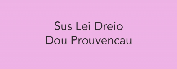 Sus Lei Draio Dou Prouvençau