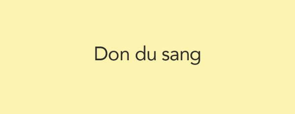 Don du sang