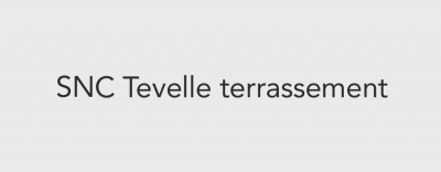 Tevelle terrassement