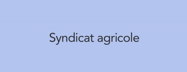 Syndicat agricole