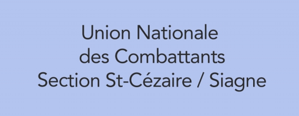 Union Nationale des Combattants - Section St-Cézaire sur Siagne